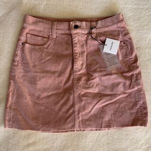 NWT!! Pink Corduroy Skirt